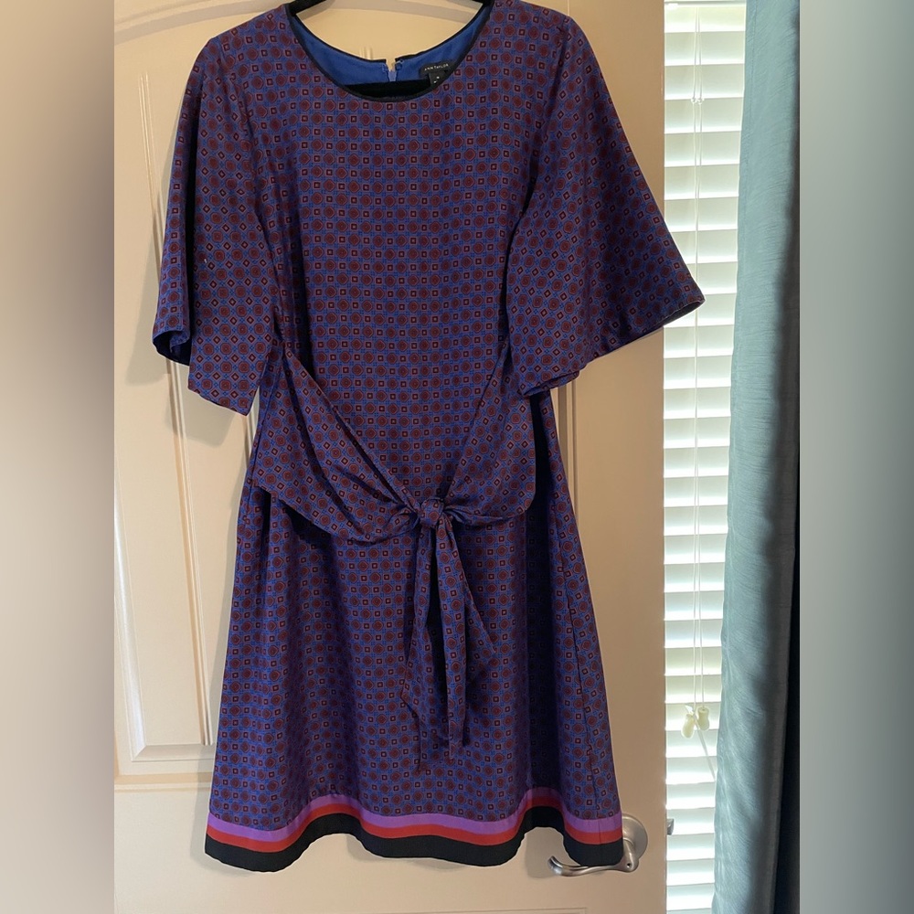 Ann Taylor Geo Print Dress